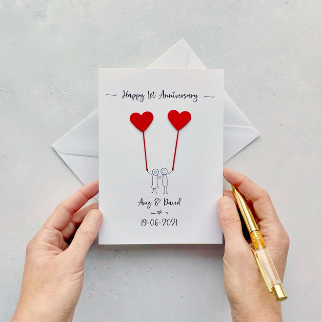 Personalised Anniversary cards