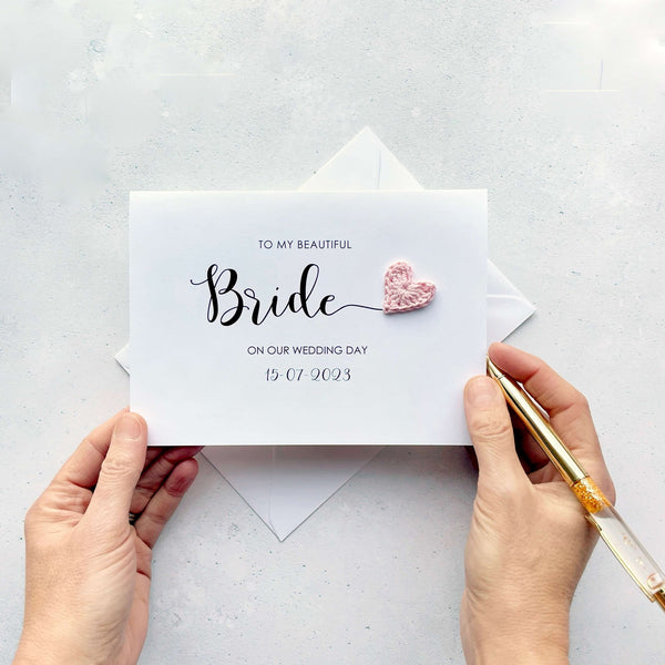 To my Bride card