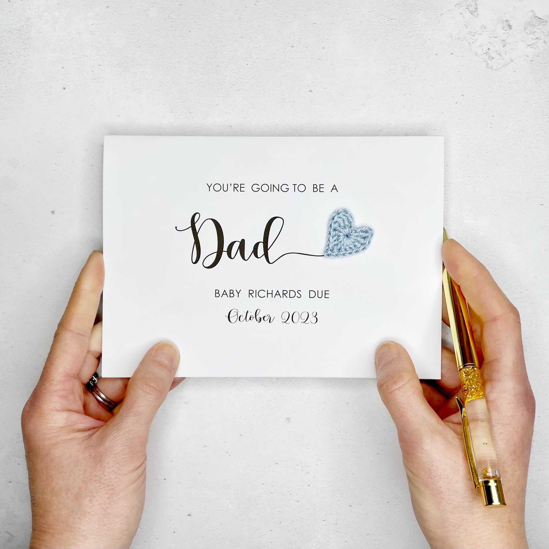 You're going to be a Dad card