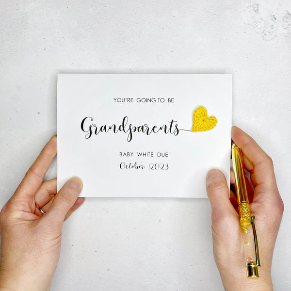 Going to be Grandparents card