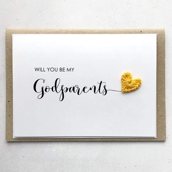 Will you be my Godparent / Godparents card